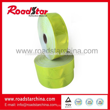 Fluoreszierende Sicherheit reflektierende PVC-Band